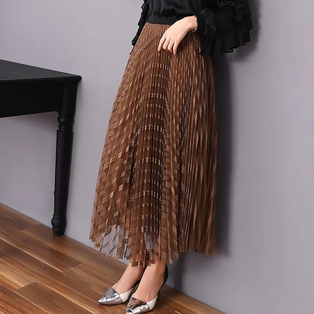long lace maxi skirt