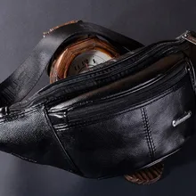 Мужские модные натуральные кожаные поясные сумки, кошелек для мобильного телефона, Мужской Дорожный Чехол