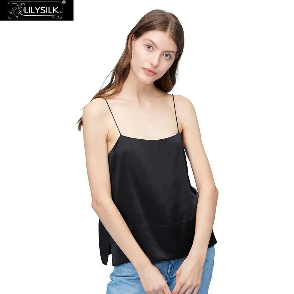 

LilySilk Silk Camisoles Casual Flat Neck Loose Women Soft NEW Free Shipping