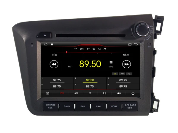 Flash Deal WITSON Android 9.1 AUTO CAR RADIO DVD NAVIGATION FOR HONDA CIVIC 2012 RHD  CAR DVD MIRROR LINK/ 4G/DVR/DAB/OBD/TPMS Function 2