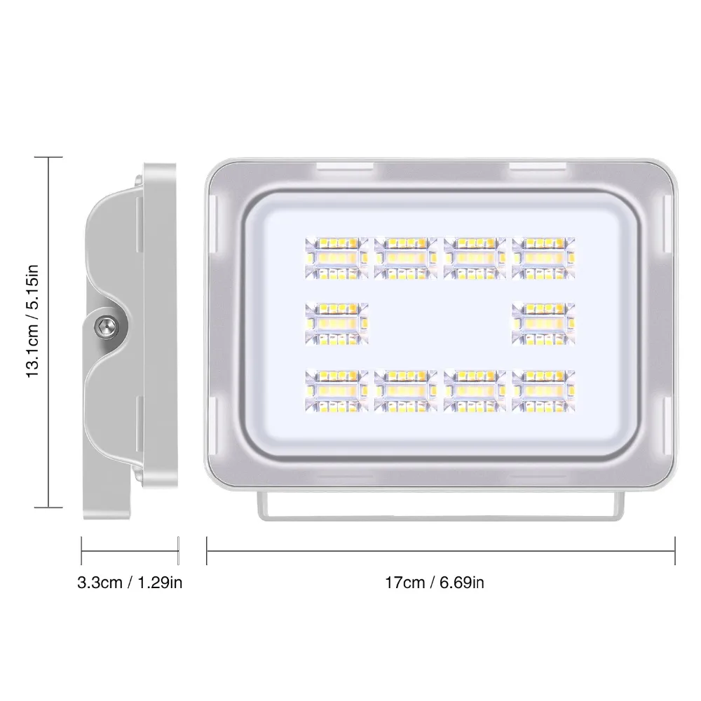 5 шт. светодиодный прожектор Kaigelin 30 Вт 220 240 В лм 40 светодиодов|led flood light|flood light30w led