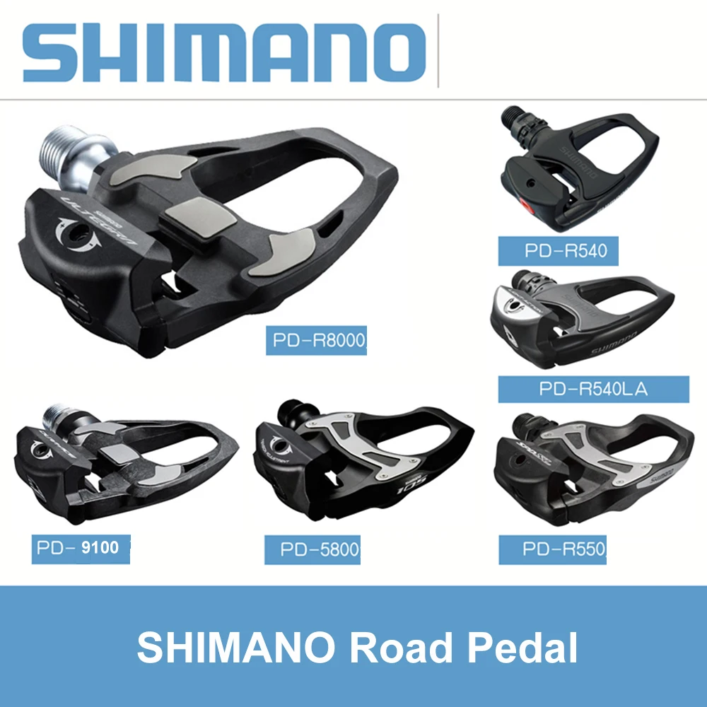 

Original PD-R540 PD-R550 PD-R8000 PD-5800 PD-6800 Road Bike Clipless Bicycle Pedals With Cleats