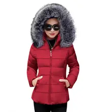 Winter jacket Women Parka Outerwear Female Down Jacket With Fake Fur Collar Plus Size S- 5XL Thick Warm Women Winter Coat