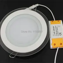 6 Вт 12 Вт 18 Вт светодиодный свет панели AC85~ 265 В холодный белый/теплый белый квадрат/круглый светодиодный потолочный светильник высокого качества