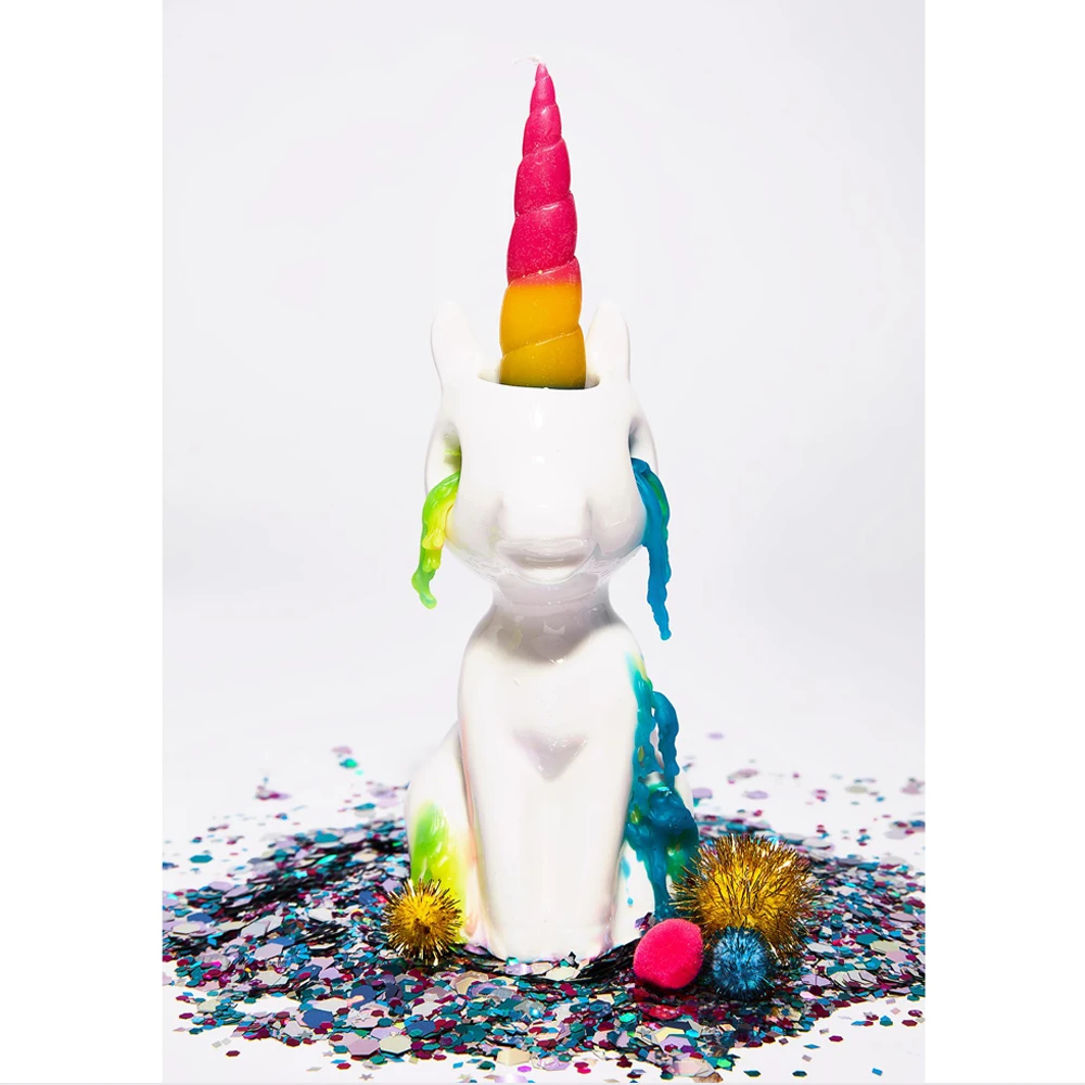 Drop Shipping The Crying Unicorn Candle Unicorn Horse Kids Party Children Gift Fun Gift Candle Creativity Candle Gift Candles Aliexpress