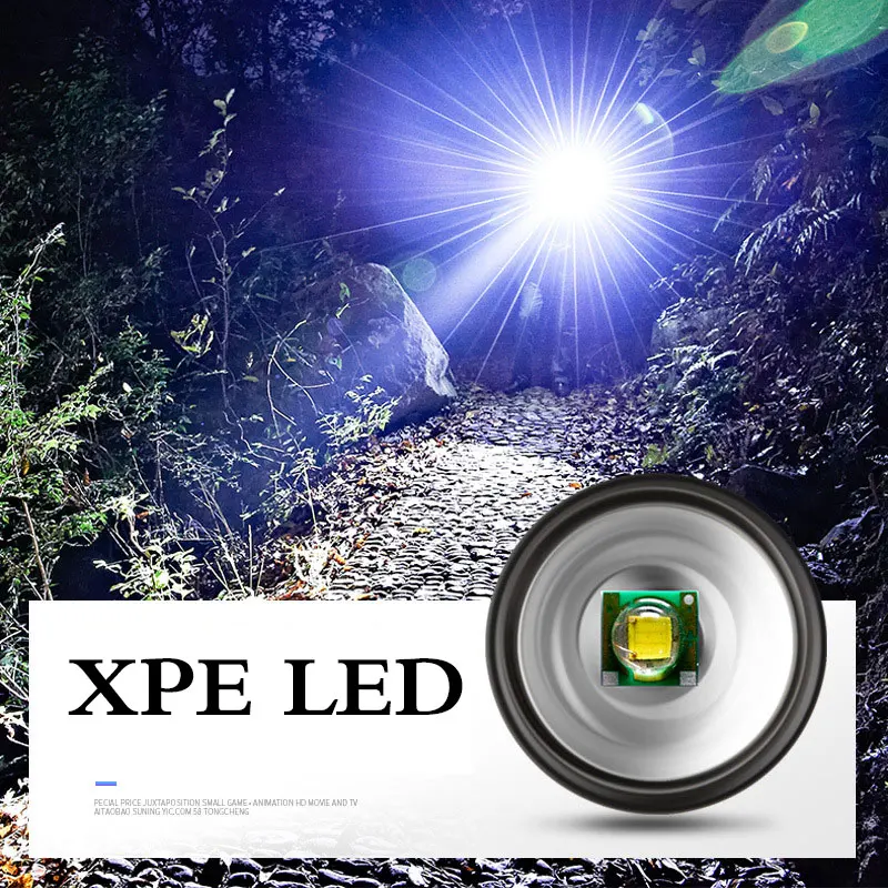 Anyigedeju зарядка через usb Мощная Вспышка светильник XPE LED COB светодиодный вспышка светильник тактический фонарь 600 мАч батарея светодиодный светильник Отдых на природе охотничий фонарь