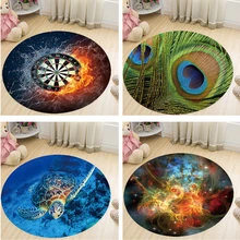 Ins стиль, круглый 3D ковер, коврики для мальчиков, игровая зона, коврик для детской прикроватной кровати, коврик для пола, стул, коврик, большие ковры, для гостиной