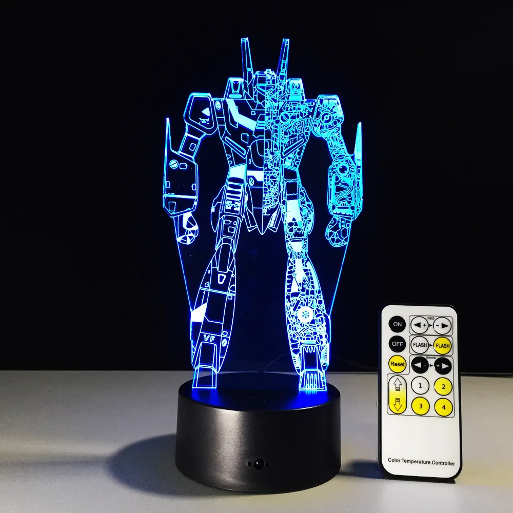 Transformers 3D Night Light RGB Changeable Mood Lamp LED Light DC5V USB