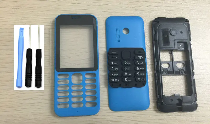 Классическая Крышка корпуса для клавиатуры Nokia 215 N215 и отвертка | Мобильные