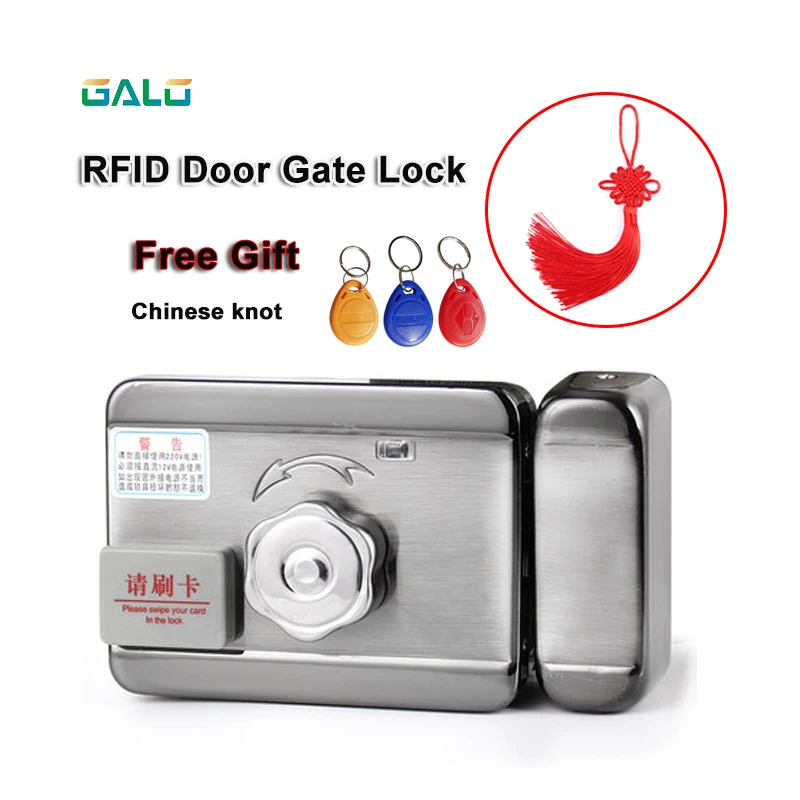 

DC12V Electric Gate Door RFID smart Lock Access Control System Free Chinese knot as gift