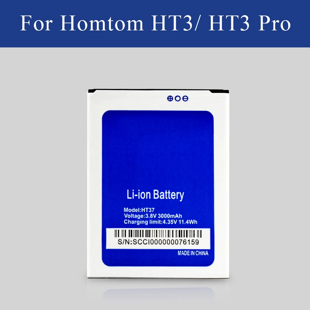 Новая батарея HT3 для HOMTOM Pro 3 8 в 3000 мАч высокое качество телефонная Akku +