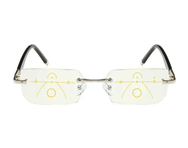 CLARAVIDA 2019 дизайнерские прогрессивные очки для чтения смотрите далеко и рядом для мужчин для женщин + 1 + 1,5 + 2 + 2,5 + 3 + 3,5 + 4