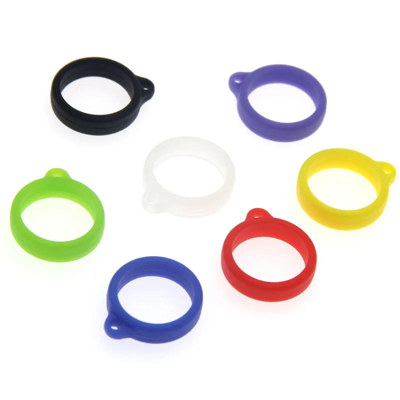 

100pcs Silicone Lanyard vape ring DIY for pod box mechanical mod 18650 20mm-35mm rda rba vaporizer atomizer
