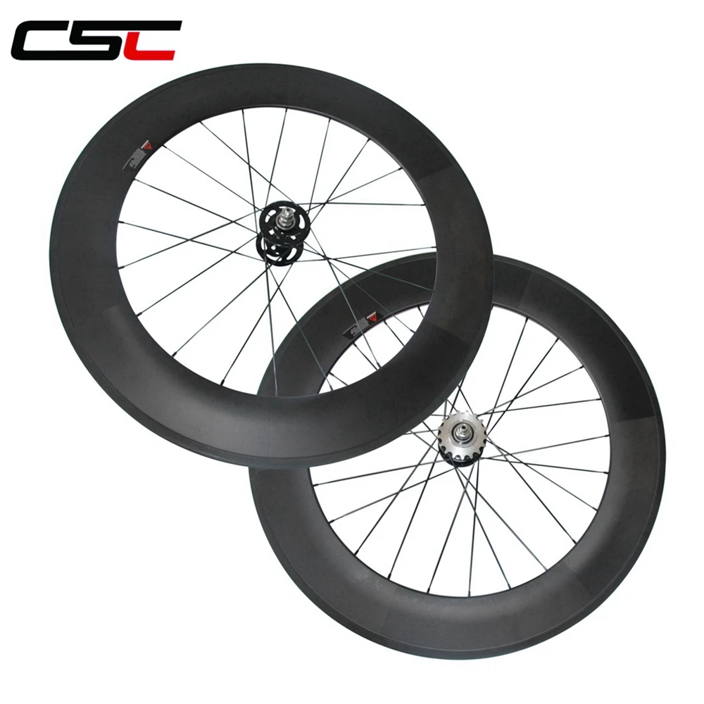 Best CSC depth 88mm width 23mm Clincher carbon track bike wheels fixed gear flip flop single speed bicycle wheelset sapim 3 Best CSC depth 88mm width 23mm Clincher carbon track bike wheels fixed gear flip flop single speed bicycle wheelset sapim 3