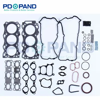 

VQ40 VQ40DE Engine Overhaul Rebuilding Gasket Set 10101-EA225 For Nissan PATHFINDER (R51)4.0 4WD HARDBODY (D22)4.0 4x4 3954cc