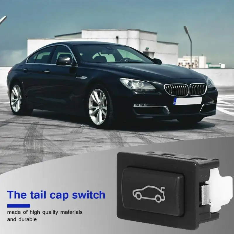 Best 1PC Black Trunk Box Unlock Switch Button For BM W F20 F30 F35 F10 F11 F18 E84 61319200316 Trunk Unlock Switch Button Car parts