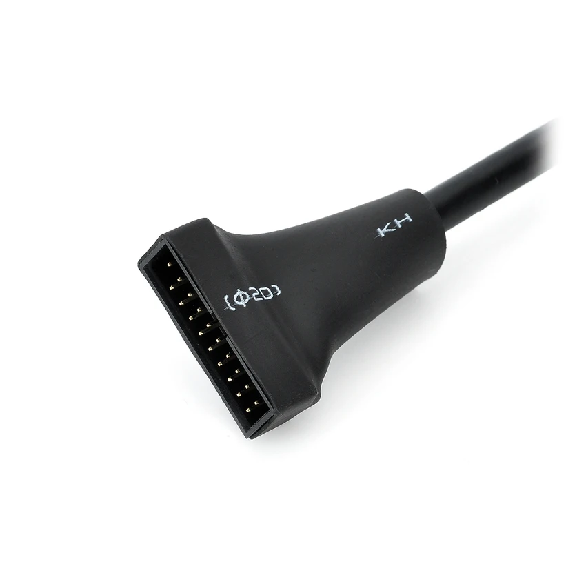 جديد مرنة المواد USB3.0 20Pin الذكور إلى USB2.0 9Pin اللوحة أنثى كابل استخدام ل CD-ROM قرص مرن لوحة