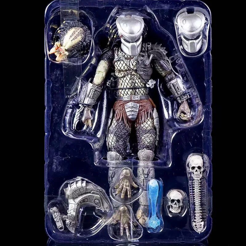 

18cm Predator Action Figure NECA Collection Model Toys Arnold Schwarzenegger Predator Figure Model Decoration Fans Gift
