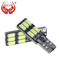 KEIN 4 шт. w5w t10 светодио дный лампы 194 5630 12smd Авто боковой Клин Интерьер Чтение Парковка сигнала t10 лампы свет автомобиля Белый 12 В