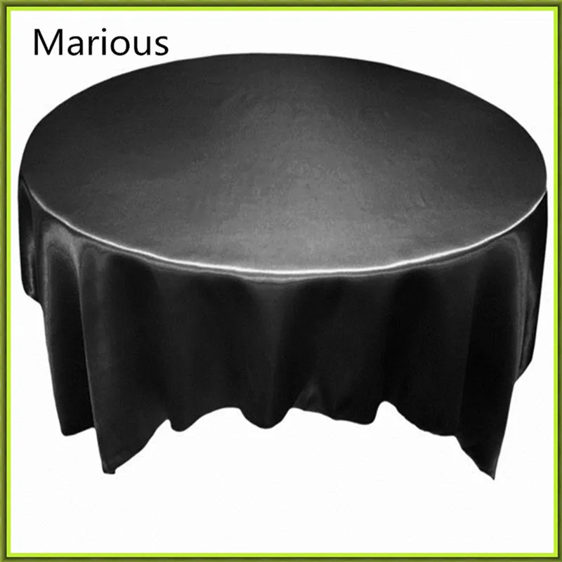 Factory Price !! 140*140CM elegant 100 stain wedding table overlay
