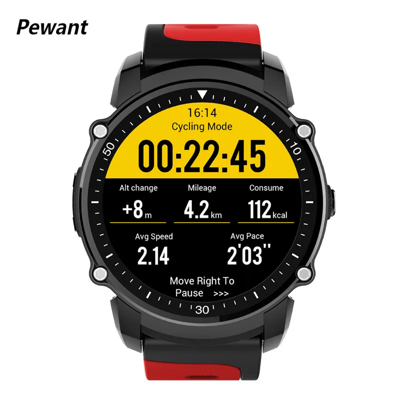 

New Pewant Smart Watch GPS Bluetooth 4.0 Pedometer Fitness Tracker Smartwatch Sleep Monitor Remote Camera Smart-watch