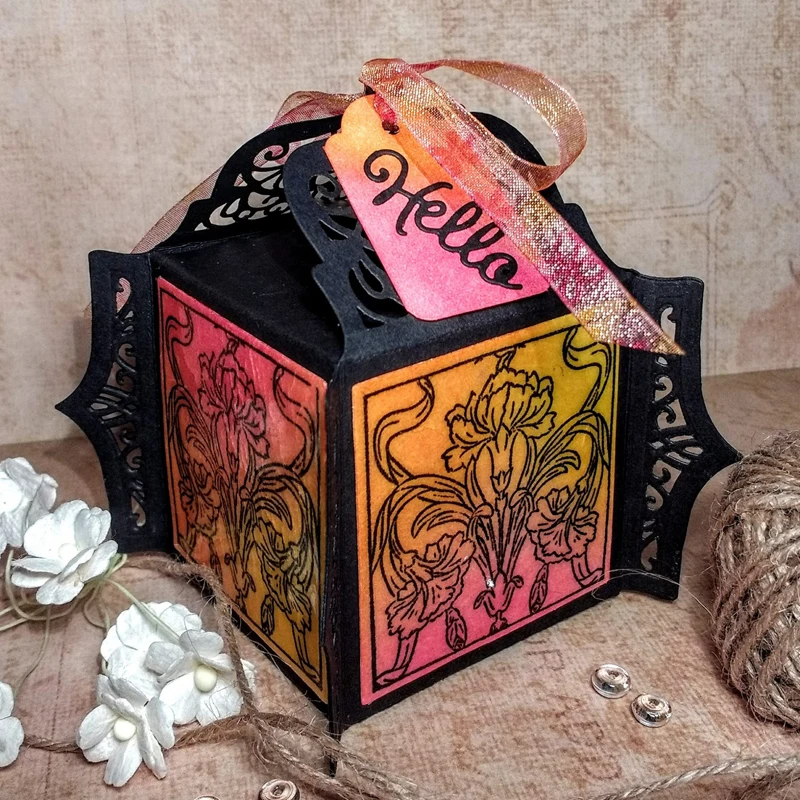 

Ornate Box Metal Cutting Dies Stencils for DIY Scrapbook Photo Album Paper Card Decorative Craft Embossing Die New 2018