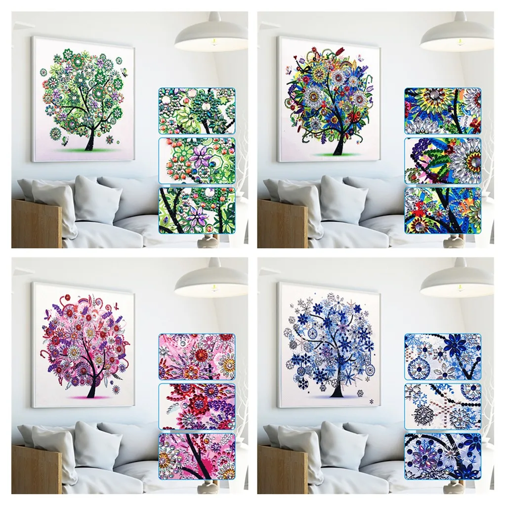 

DIY 5D diamond painting scenery Partial Drill Cross Stitch Kits Crystal Rhinestone Of Picture Serial Diamond Embroidery