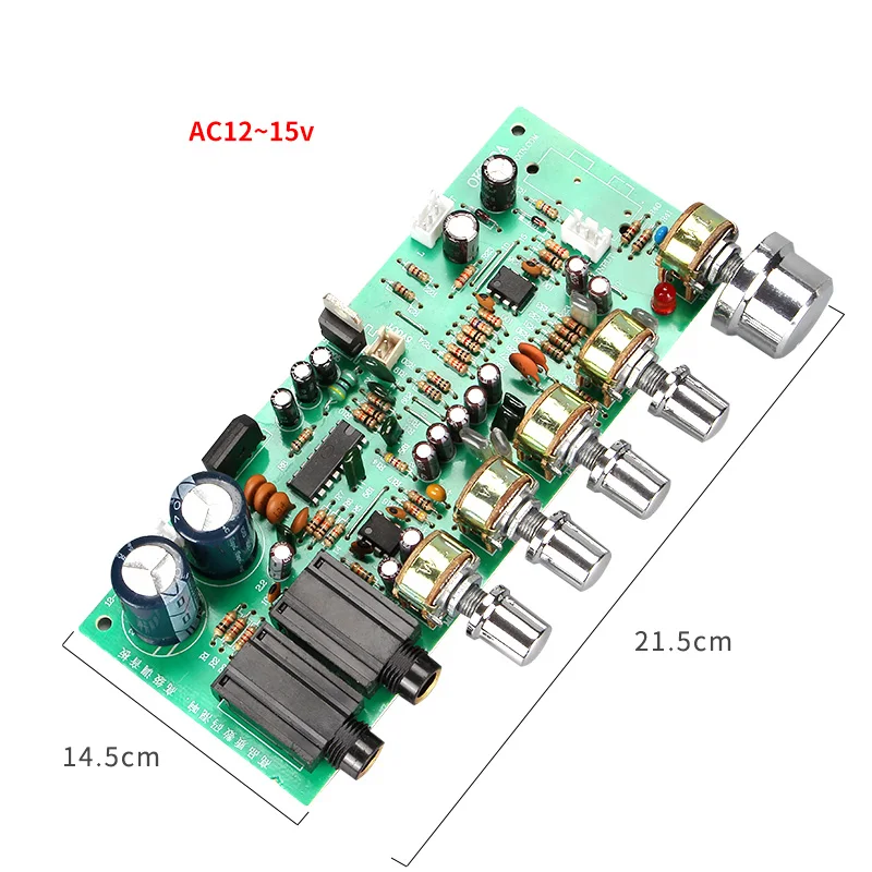 Lusya PT2399 караоке предусилитель доска Цифровой Bluetooth микрофон тональная плата AC12 15V