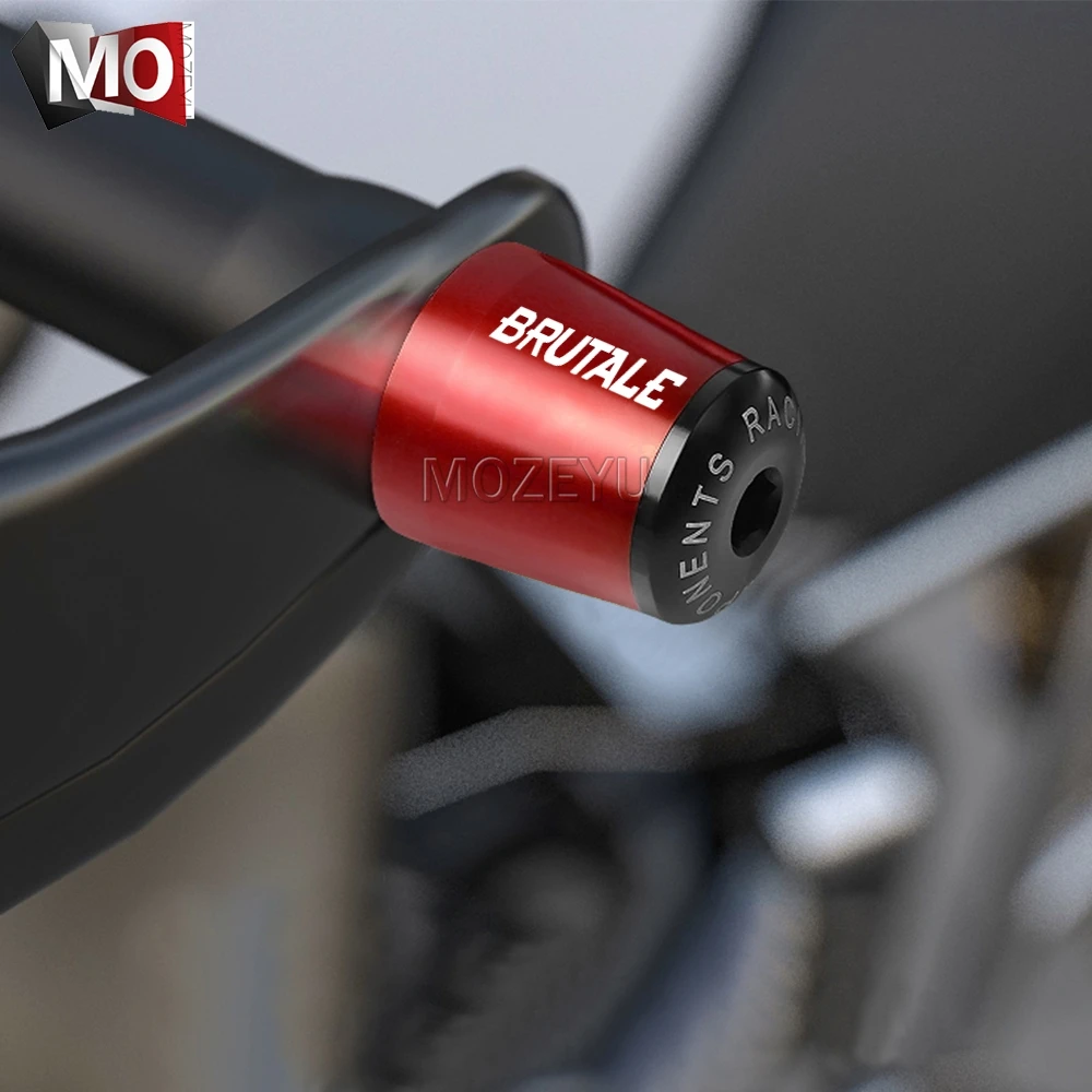 

Motorcycle 7/8" 22MM Handlebar Hand Grips Handle Bar End Cap For MV AGUSTA Brutale 675 750 800/RR 989R 910 920 990 1090 1078 RR