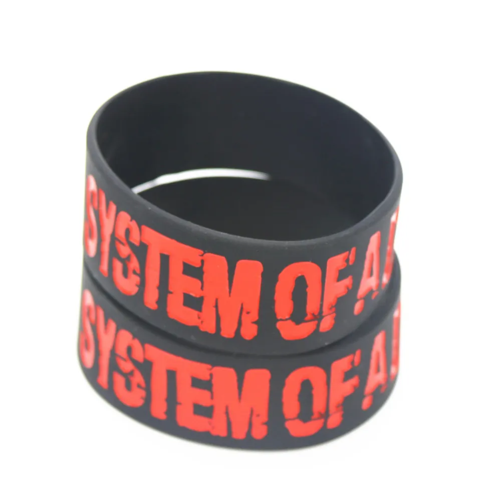 LUKENI 1 шт. Система вниз силиконовый браслет для любителей музыки широкий черный красный браслеты и браслеты для женщин мужчин ювелирные изделия подарок SH101