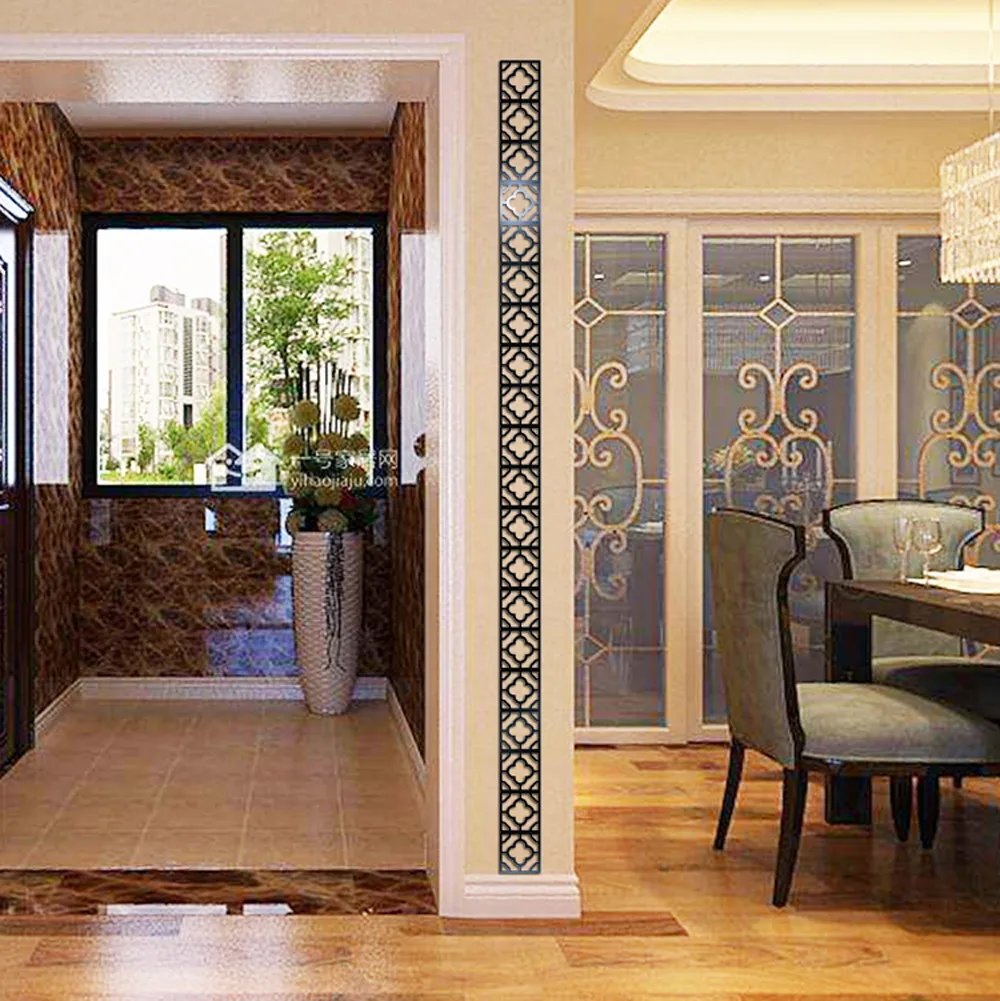 

3d Removable Mirror Pattern Mirror Posts The Sitting Room The Bedroom Cosmetic Mirror Flower Wallstick Europe's Best-selling F1