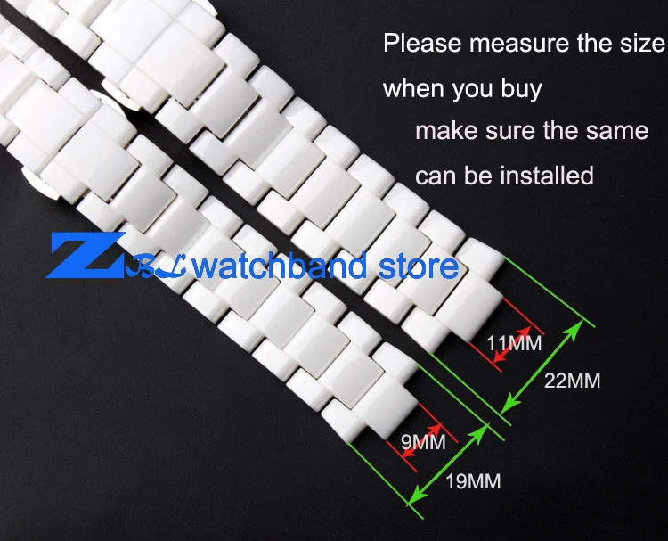Керамический ремешок для часов 19 мм 22 мм для AR1421 AR1425 AR1426 AR1429 AR1456 AR1472