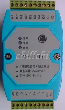 

Relay module digital output IO extension module RTU MODBUS protocol 485 network communication