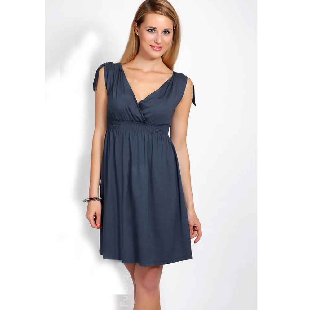 

Women Dresses New Fashion Elegant Hot Sale V-neck Sleeveless Size S M L XL XXL XXXL