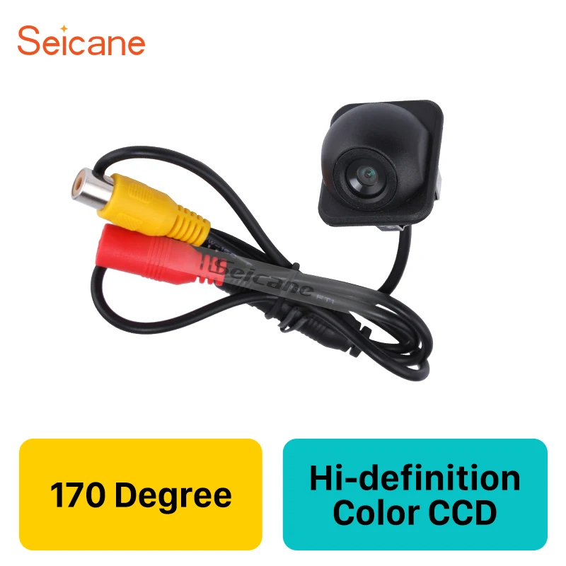 

Seicane Car Review Parking Assistanc system Waterproof Backup Night Vision Reversing Camera 170 Degree Hi-definition Color CCD