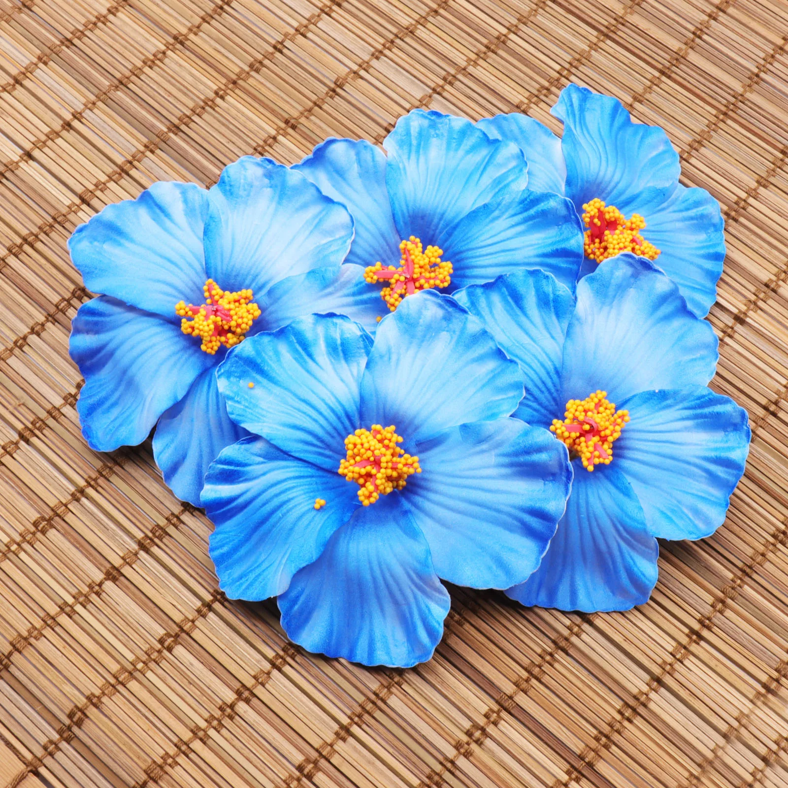 

10PCS Hawaii party Hibiscus flowers Summer party DIY decorations Artificial flowers Hula girls favor hair decoration flower