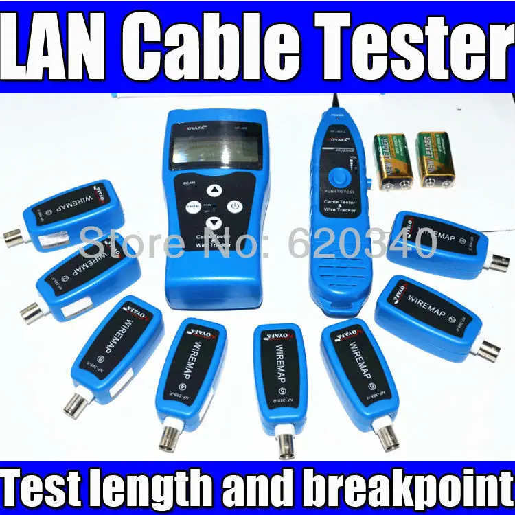 NF 388 Blue English Version Multi functional Network cable tester Cable