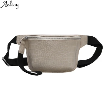 

Aelicy Women's Alligator High Quality Outdoor Chest Bag Fashion Leisure Waterproof Functional Waist Bag Zipper Messenger Bag