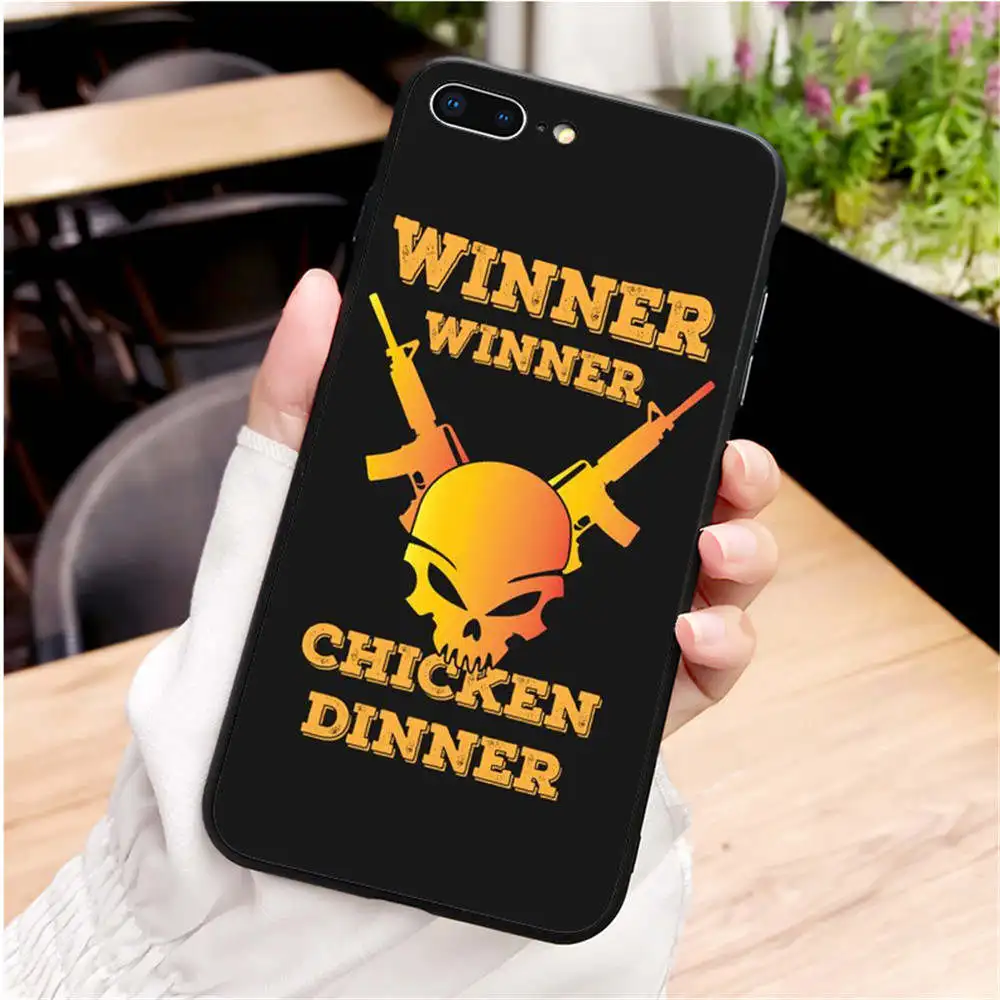 PlayerUnknown's Battlegrounds PUBG Мягкий Силиконовый ТПУ чехол для телефона iPhone MAX XR XS X10 5s 5SE 6 6 S 6 6splus 7 8 7 8 Plus - Color: TPU