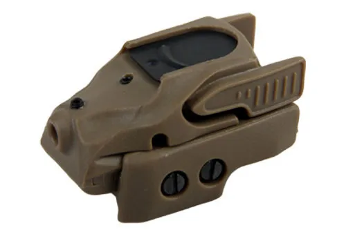 

Hot Sale Tactical Mini Laser Sight Red Laser Sight With Two Holes For Hunting BWL-001Tan