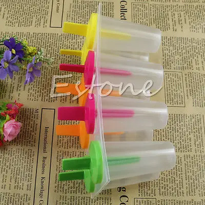 

8 Cell Ice Cream Lolly Mould Maker Tray Pan Kitchen Frozen Pop Popsicle Mold NewC42