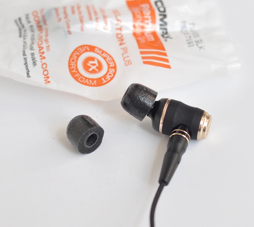 2 шт. оригинальные накладки для ушей TX400 Comply Soft In Ear наушники с шумоизоляцией усиленные басовые губки