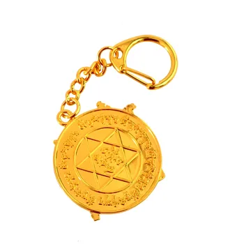 

Amulet Medallion Keychain for Enthrallment gold/red W1610