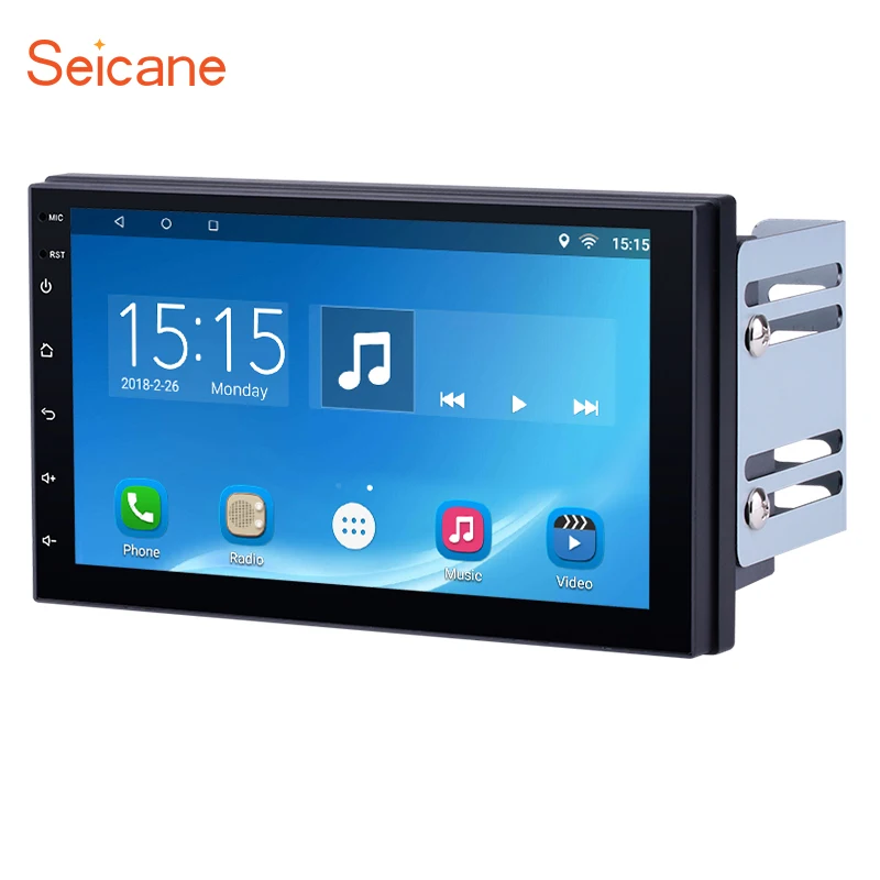Seicane Android 6 1 Double Din Universal font b Car b font Stereo with Quad core