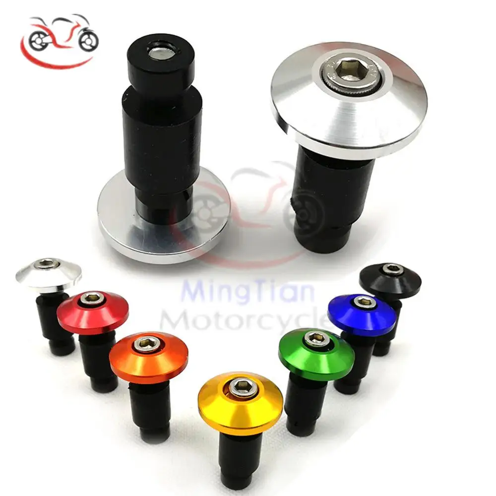 CNC Motorcycle Street Bike Anti Vibration Handlebar Cap Block Hand
