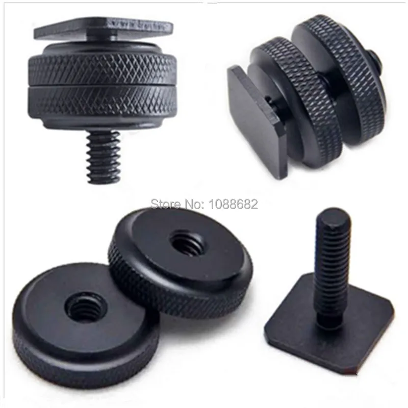 14 Tripod Mount Screw with Double Layer to Flash Hot Shoe Adapter Holder Mount Photo Studio Accessories (5)