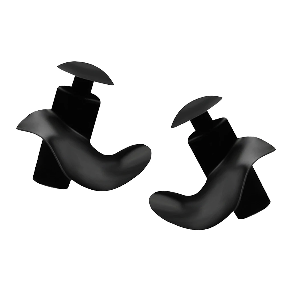 Silicone Swimming Earplugs Comfortable Waterproof Ear Plugs with Protective Case for Showering Sleeping Noise Reducing 