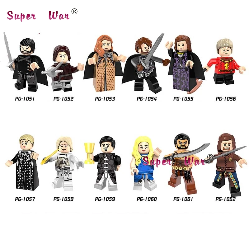 

1PCS Game of Thrones Caitlin Alicia Stark Petyr Baelish Jaime Ice and Fire building blocks model bricks toys for children