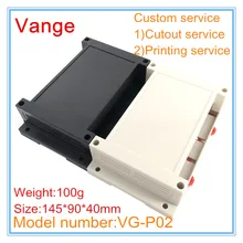 10 шт./лот прессованная форма сделанная корпус ABS Пластиковая распределительная коробка diy 145*90*40 мм для ПЛК системы оборудования