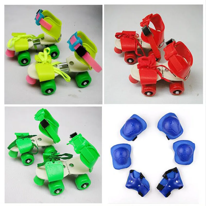 جديد صغير زوبعة بكرة زلاجات دوارة صف مزدوج 4 عجلة أحذية التزلج قابل للتعديل حجم انزلاق سباق التعرج حذاء تزلج بعجلات الاطفال هدية